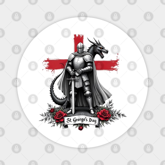 St George's Day Magnet by JessArty